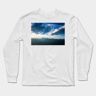 Grand Teton Mountain Range Long Sleeve T-Shirt